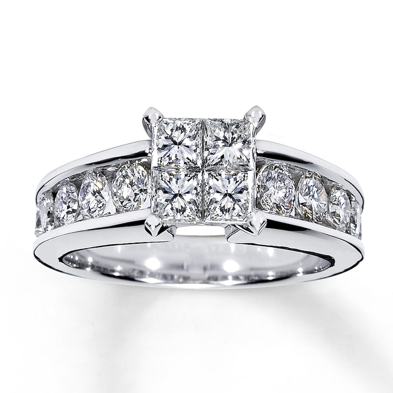 Previously Owned Ring 1-3/4 ct tw Diamonds 14K White Gold