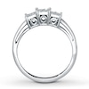 Thumbnail Image 2 of Previously Owned Promise Ring 1/10 ct tw Diamonds 10K White Gold
