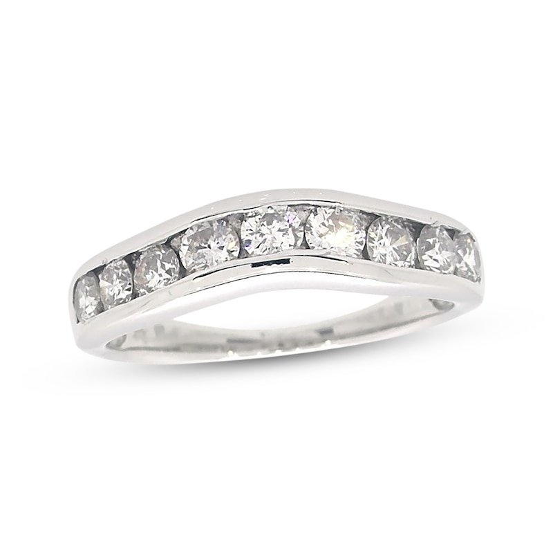 Main Image 1 of Previously Owned Diamond Enhancer Ring 3/4 ct tw Round-cut 14K White Gold