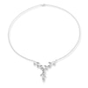 Thumbnail Image 2 of Previously Owned Diamond Necklace 1/2 ct tw Round-cut 14K White Gold 17"