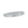 Previously Owned Wedding Band 1/8 ct tw Round-cut Diamonds 14K White Gold