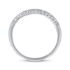 Thumbnail Image 2 of Previously Owned Wedding Band 1/8 ct tw Round-cut Diamonds 14K White Gold