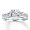 Thumbnail Image 1 of Previously Owned Diamond Engagement Ring 1-3/8 Carat tw 14K White Gold