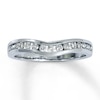 Thumbnail Image 1 of Previously Owned Diamond Wedding Band 1/3 ct tw Round-cut 14K White Gold