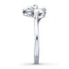 Thumbnail Image 3 of Previously Owned Heart Ring Diamond Accents 10K White Gold