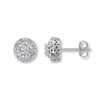 Thumbnail Image 0 of Previously Owned Diamond Earrings 1/2 Carat tw 14K White Gold