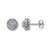 Thumbnail Image 0 of Previously Owned Diamond Earrings 1/2 Carat tw 14K White Gold