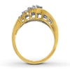 Previously Owned Diamond Ring 1 ct tw Round & Baguette 14K Yellow Gold