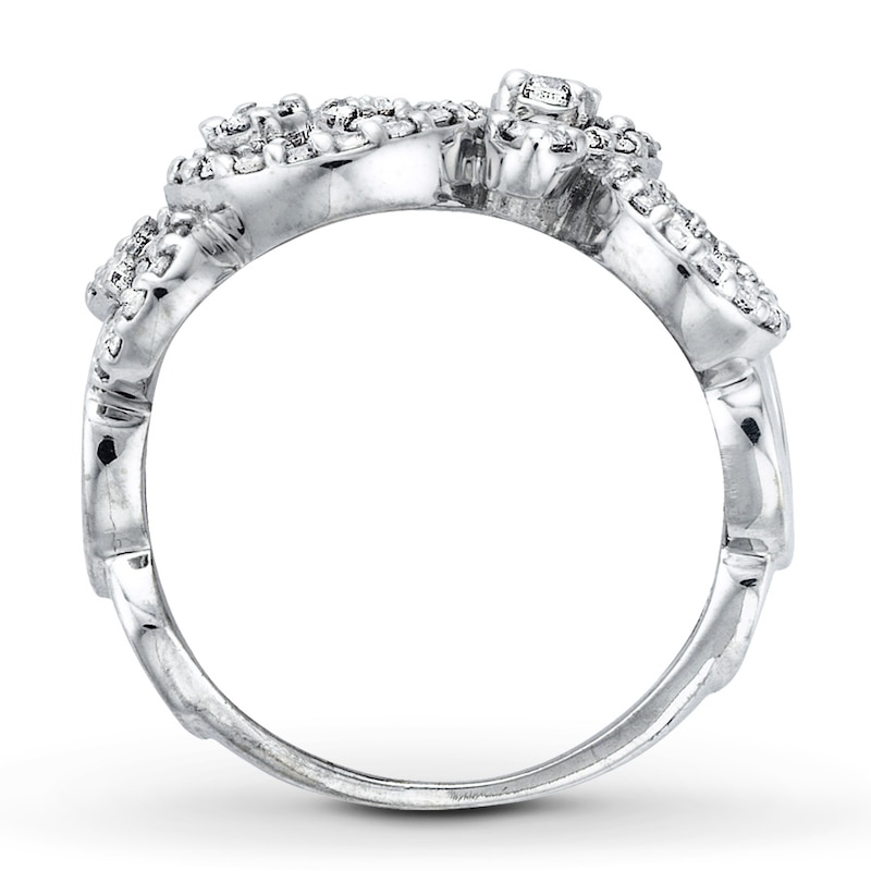 Previously Owned Diamond Fashion Ring 3/4 ct tw 14K White Gold