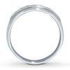 Thumbnail Image 2 of Previously Owned Men's Diamond Band 1/2 ct tw Round-cut 14K White Gold