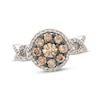 Thumbnail Image 1 of Previously Owned Le Vian Chocolate & Vanilla Diamond Ring 1 ct tw Round-cut 14K Vanilla Gold