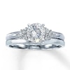 Thumbnail Image 2 of Previously Owned Diamond Wedding Band 1/8 ct tw Round-Cut 14K White Gold