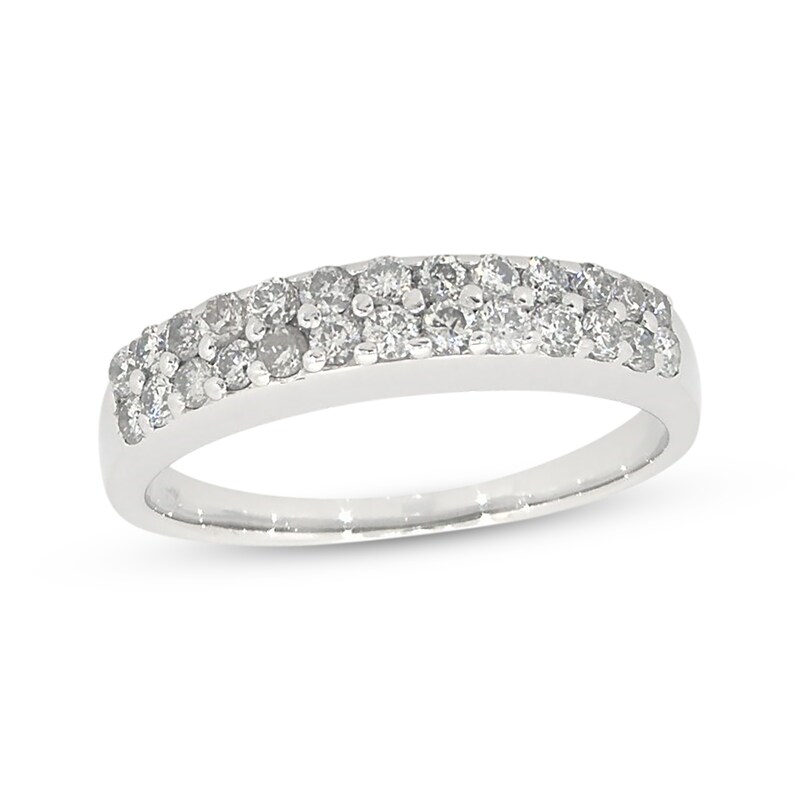 Previously Owned Diamond Ring 1/2 cttw Round-cut 14K White Gold