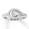 Thumbnail Image 1 of Previously Owned Diamond Ring 1/6 ct tw Round-cut Sterling Silver