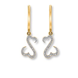Previously Owned Earrings 1/10 ct tw Diamonds 14K Yellow Gold