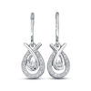 Thumbnail Image 1 of Previously Owned Diamond Dangle Earrings 1/4 ct tw Sterling Silver