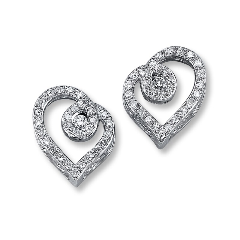 Main Image 1 of Previously Owned Earrings 1/4 ct tw Diamonds Sterling Silver