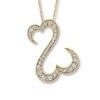 Thumbnail Image 1 of Previously Owned Necklace 1 ct tw Diamonds 14K Yellow Gold 18"
