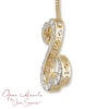 Thumbnail Image 2 of Previously Owned Necklace 1 ct tw Diamonds 14K Yellow Gold 18"