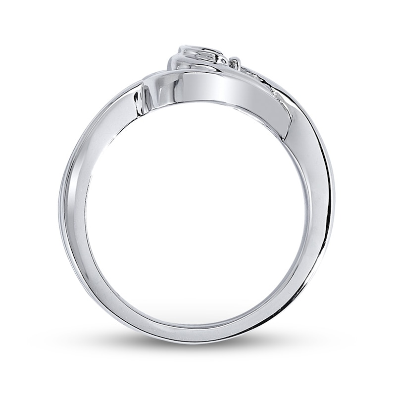 Main Image 2 of Previously Owned Diamond Ring 1/5 ct tw Round Sterling Silver