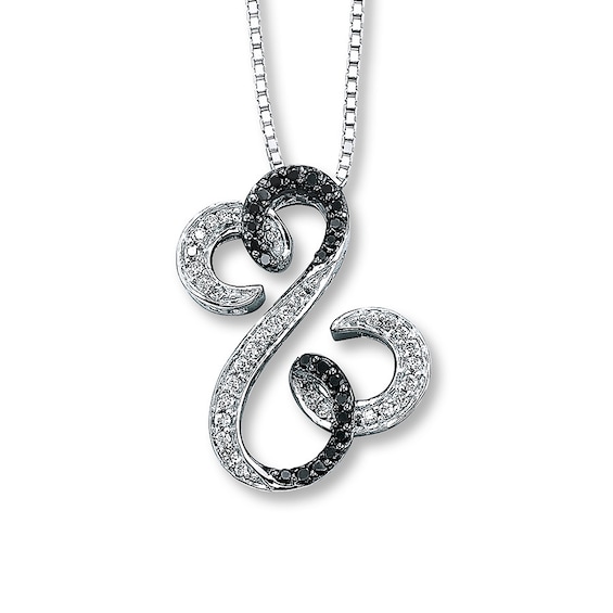 Previously Owned Necklace 3/8 ct tw Diamonds Sterling Silver 20"