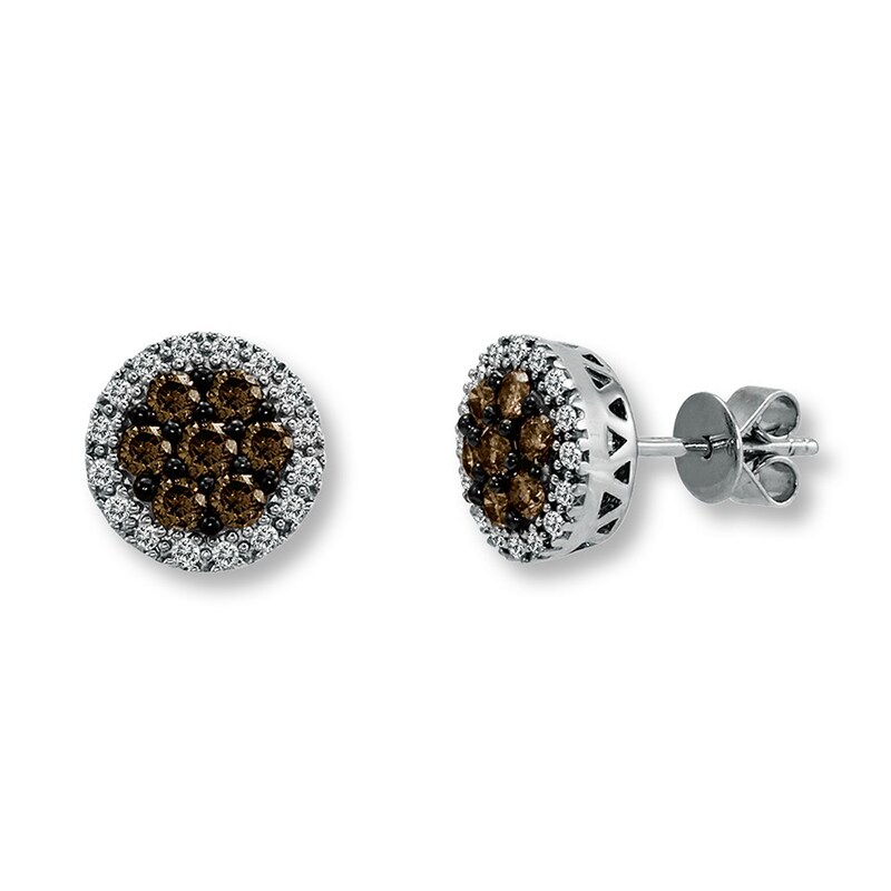 Main Image 1 of Previously Owned Le Vian Chocolate Diamonds 5/8 ct tw Earrings 14K Vanilla Gold