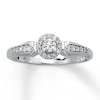 Thumbnail Image 1 of Previously Owned Diamond Promise Ring 1/4 ct tw Round 10K White Gold