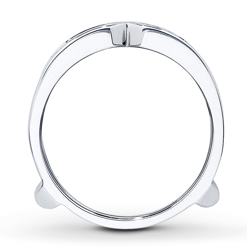 Main Image 2 of Previously Owned Diamond Enhancer Ring 1/4 ct tw Round-cut 14K White Gold
