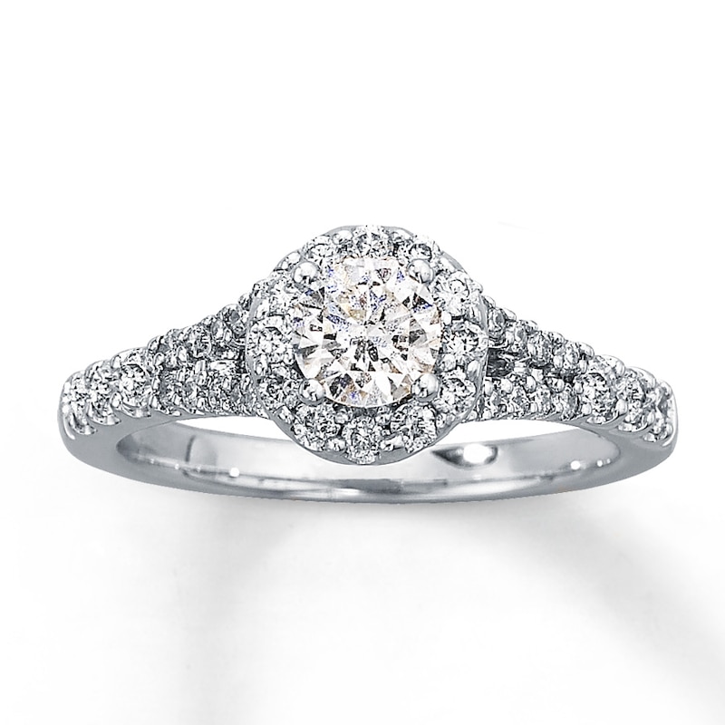 Main Image 1 of Previously Owned Ring 1 ct tw Diamonds 14K White Gold