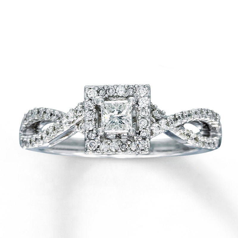 Main Image 1 of Previously Owned Ring 1/2 ct tw Diamonds 14K White Gold