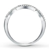 Thumbnail Image 2 of Previously Owned Wedding Band 1/10 ct tw Round-cut Diamonds 14K White Gold