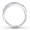 Thumbnail Image 2 of Previously Owned Diamond Wedding Band 1/4 ct tw Round-cut 14K White Gold