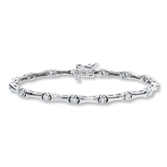 Previously Owned Diamond Bracelet 1 ct tw 10K White Gold