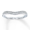 Thumbnail Image 1 of Previously Owned Enhancer Ring 1/6 ct tw Round-cut Diamonds 14K White Gold