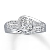 Thumbnail Image 1 of Previously Owned Diamond Ring 5/8 ct tw Round 14K White Gold