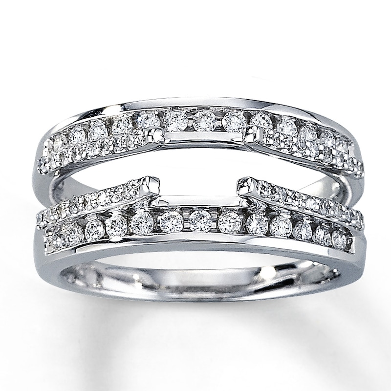 Main Image 1 of Previously Owned Diamond Enhancer Ring 1/2 ct tw 14K White Gold