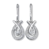 Thumbnail Image 0 of Previously Owned Diamond Earrings 1/5 ct tw Sterling Silver