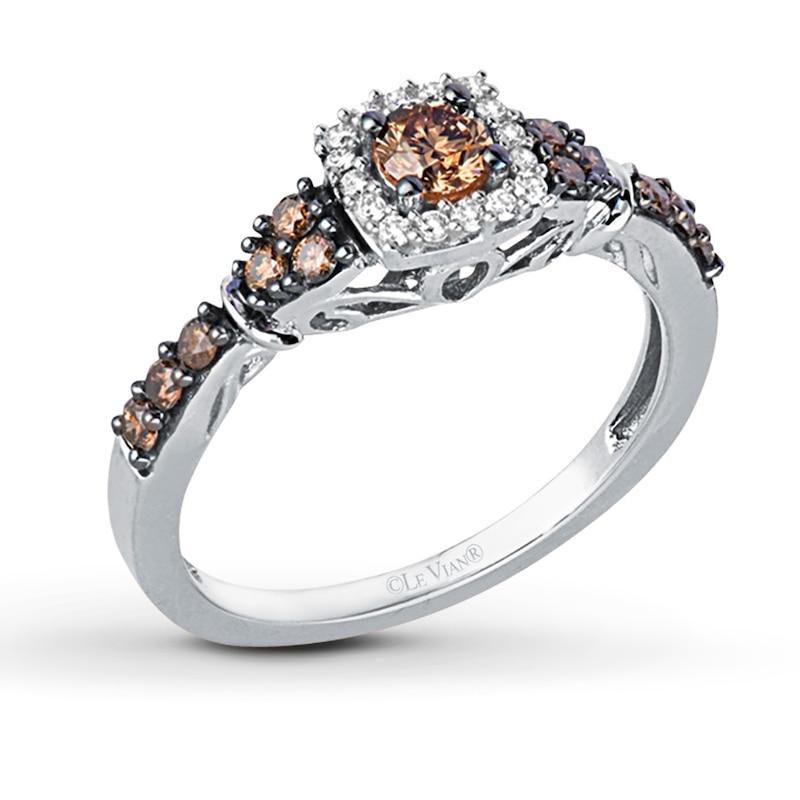 Main Image 1 of Previously Owned Le Vian Diamond Ring 1/2 ct tw 14K White Gold