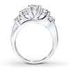 Thumbnail Image 2 of Previously Owned Three-Stone Ring 1-3/4 ct tw Round-cut Diamonds 14K White Gold
