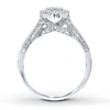 Thumbnail Image 1 of Previously Owned Diamond Engagement Ring 1/3 ct tw Round-Cut 10K White Gold