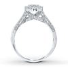 Thumbnail Image 2 of Previously Owned Diamond Engagement Ring 1/3 ct tw Round-Cut 10K White Gold