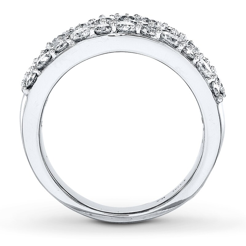 Main Image 2 of Previously Owned Diamond Anniversary Ring 2-1/8 ct tw Diamonds 14K White Gold