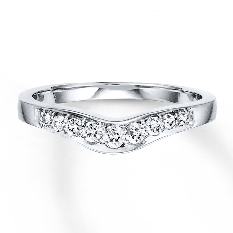 Main Image 1 of Previously Owned Enhancer 1/5 ct tw Diamonds 14K White Gold