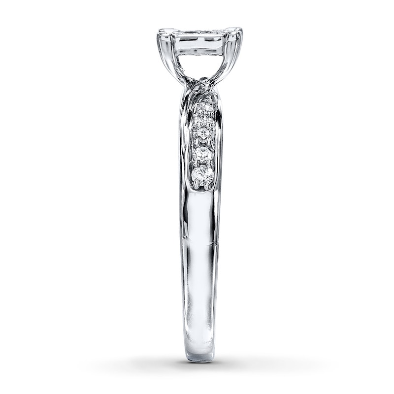 Main Image 3 of Previously Owned Diamond Ring 3/8 ct tw 10K White Gold