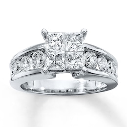 Previously Owned Ring 2-1/2 ct tw Diamonds 14K White Gold