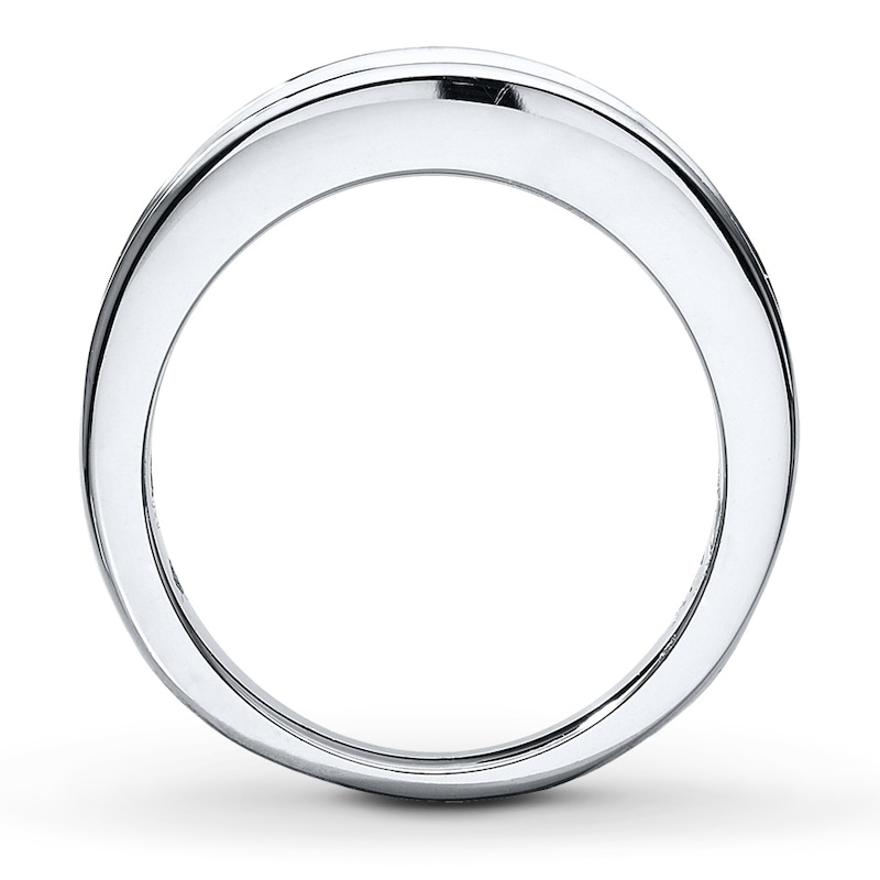 Main Image 2 of Previously Owned Wedding Band 1-1/2 ct tw Round-cut Diamonds 14K White Gold