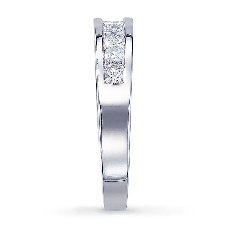 Previously Owned Anniversary Band 1 ct tw Princess-cut Diamonds 14K White Gold