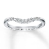 Thumbnail Image 1 of Previously Owned Diamond Contour Ring 1/6 ct tw Round/Baguette 14K White Gold