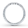 Thumbnail Image 2 of Previously Owned Diamond Wedding Band 1/3 ct tw Round-cut 14K White Gold - Size 5