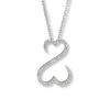 Thumbnail Image 2 of Previously Owned Necklace 1/10 ct tw Diamonds 14K White Gold
